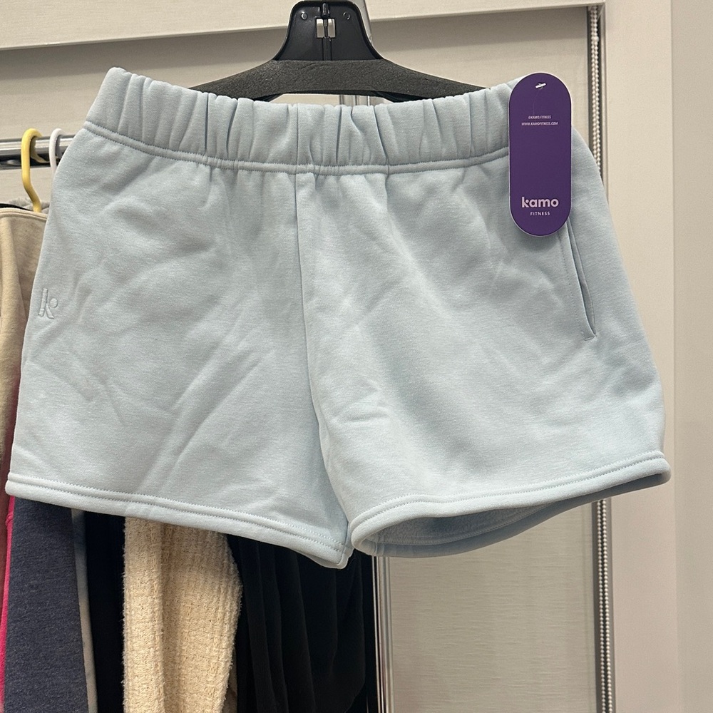 Kamo Women's Light Blue Athletic Shorts